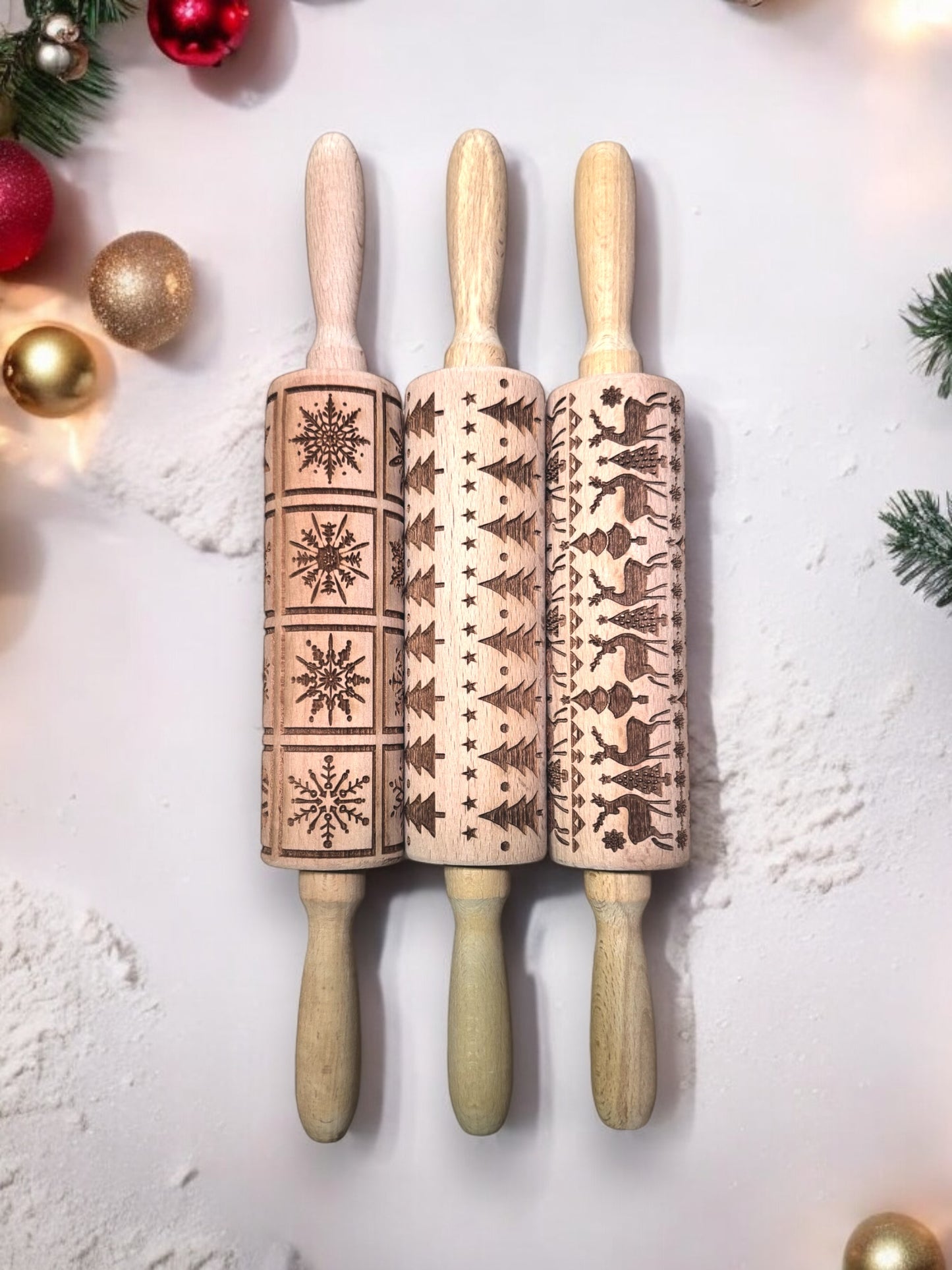 Holiday Baking Basket | Christmas Cookies Baking Basket | Mom/Dad & Me Baking Cookies