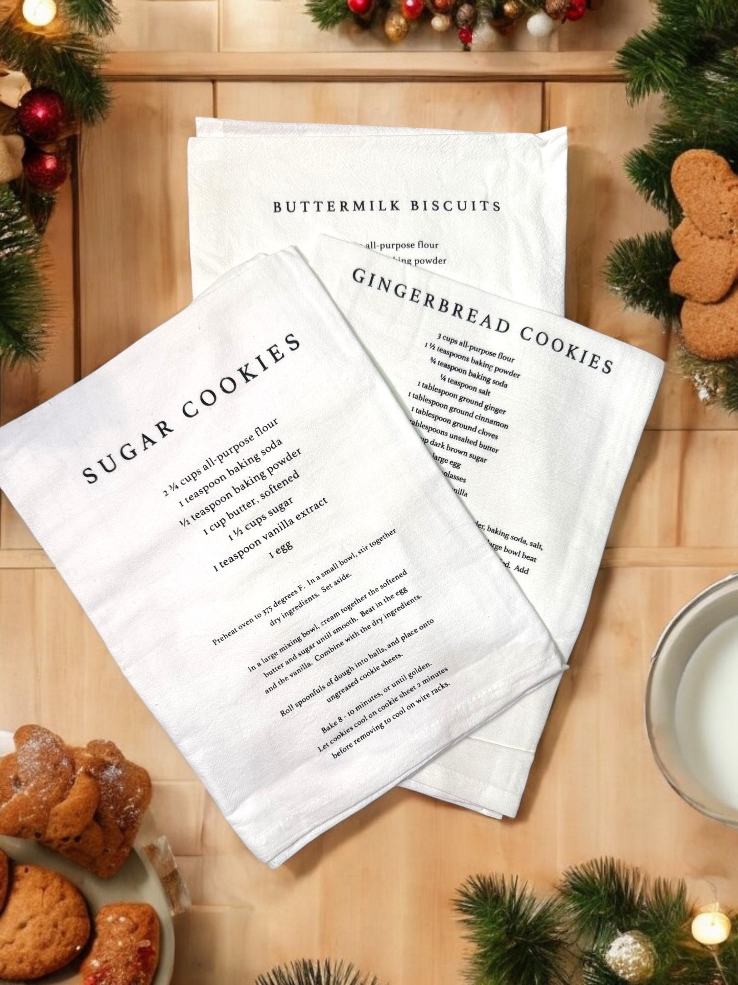 Holiday Baking Basket | Christmas Cookies Baking Basket | Mom/Dad & Me Baking Cookies