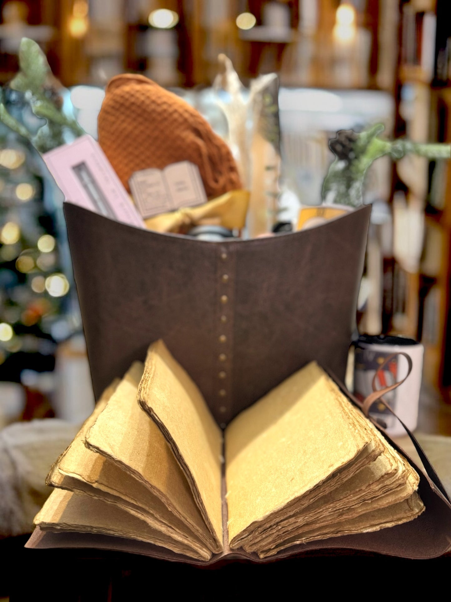 The Reader Gift Basket | Bookish Gift Basket | Cozy Journaling Basket