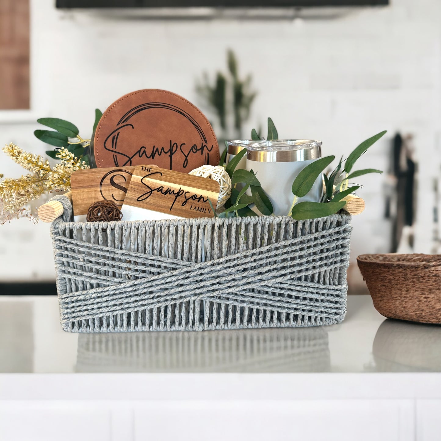 Custom Wine Lovers Basket| Realtor Gift Basket | Welcome Home Gift Basket | Realtor Closing Gift