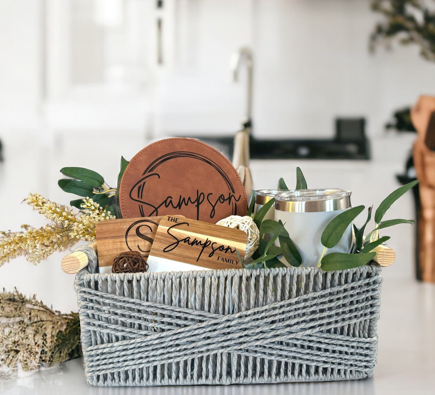 Custom Wine Lovers Basket| Realtor Gift Basket | Welcome Home Gift Basket | Realtor Closing Gift