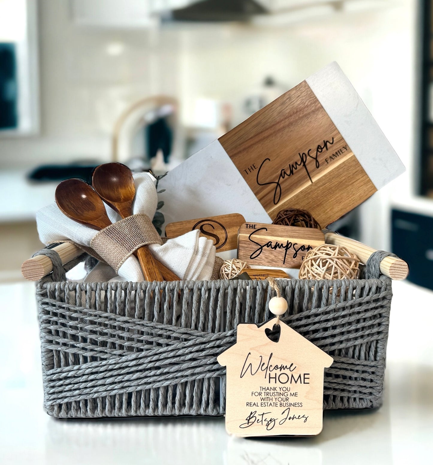 Custom Closing Gift Basket (Small)