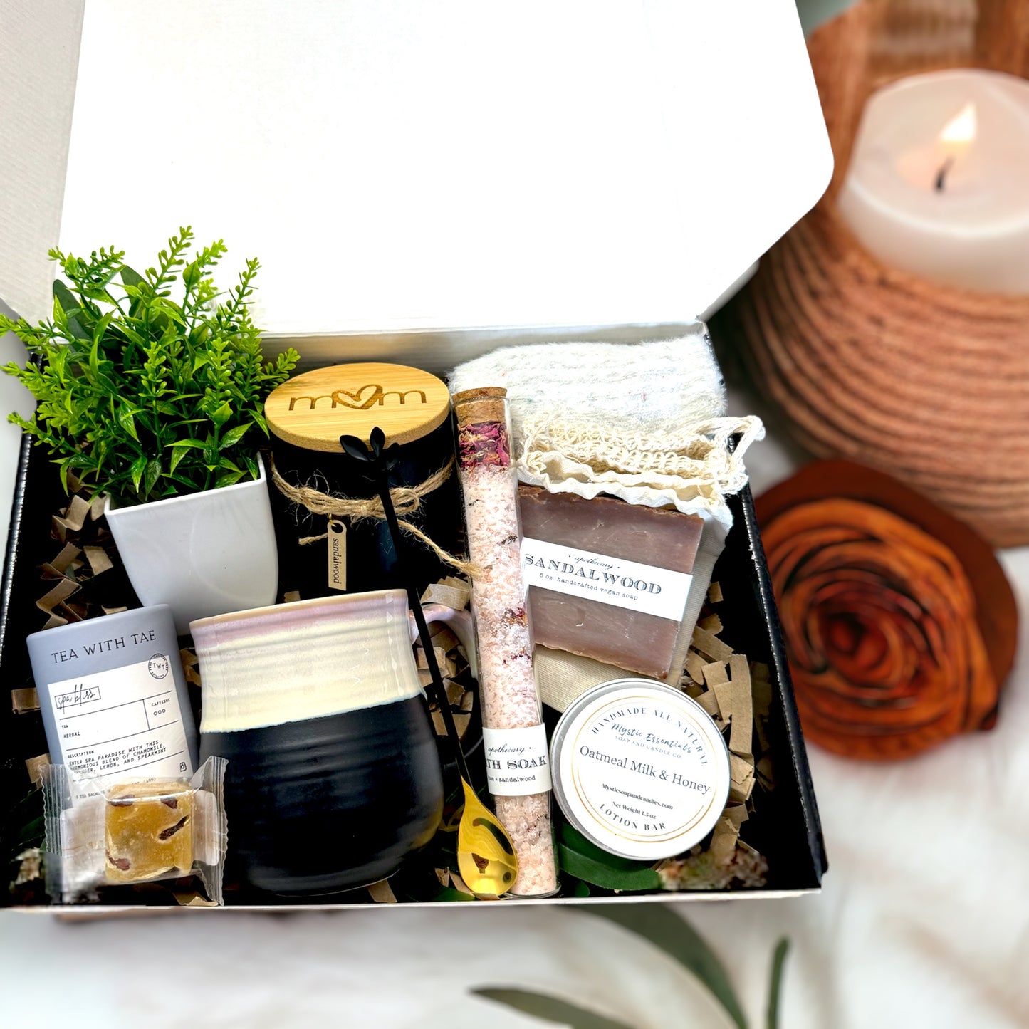 Mother's Day Small Gift Box | Mother's Day Spa Gift | Hygge Gift Box | Self-Care Box