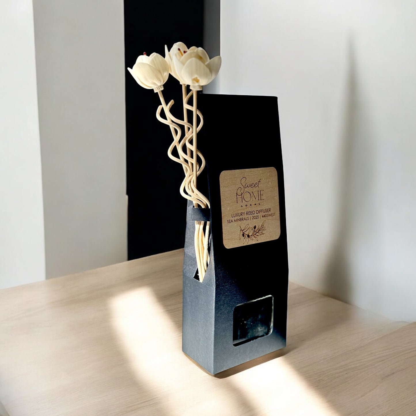 Custom Scented Reed Diffuser & Candle | Closing Gift | Personalized Reed Diffuser | Engraved Candle