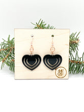 Load image into Gallery viewer, Totally Rad Acrylic Modern Heart Earrings
