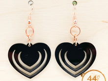 Load image into Gallery viewer, Totally Rad Acrylic Modern Heart Earrings
