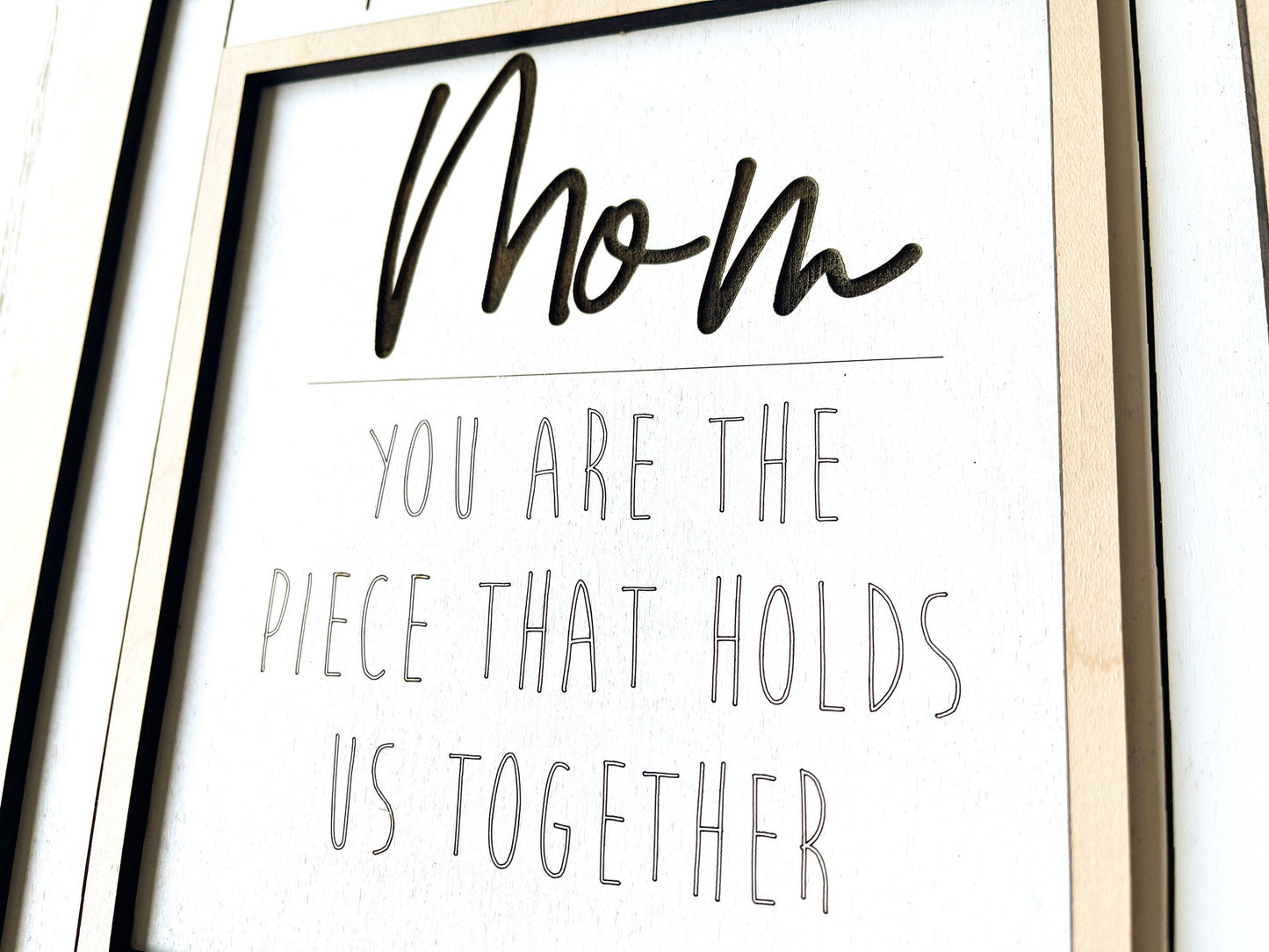 Mom Puzzle Piece Sign | Mother’s Day Sign | Mom Gift