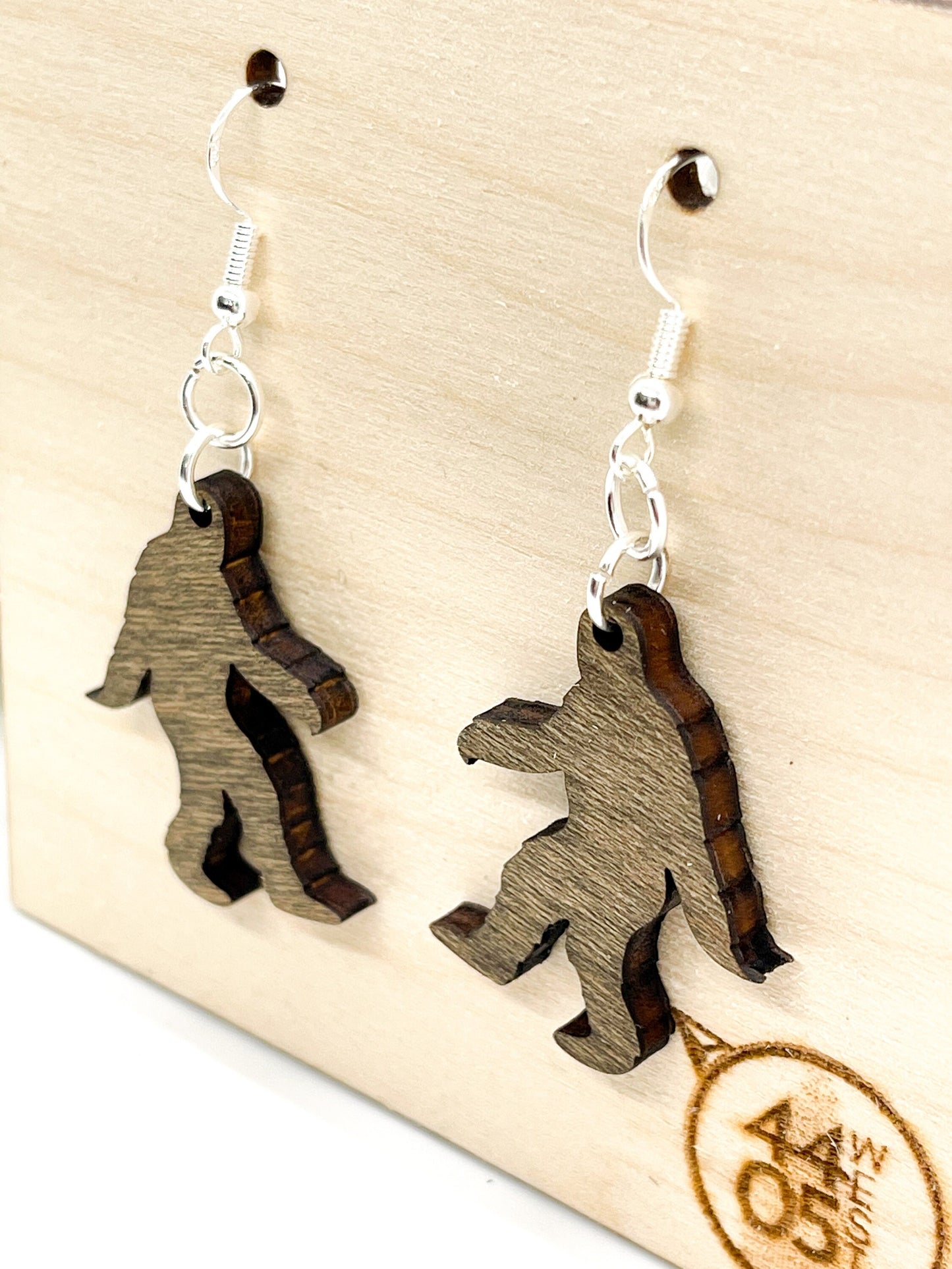 Bigfoot/Sasquatch Dangle Earrings