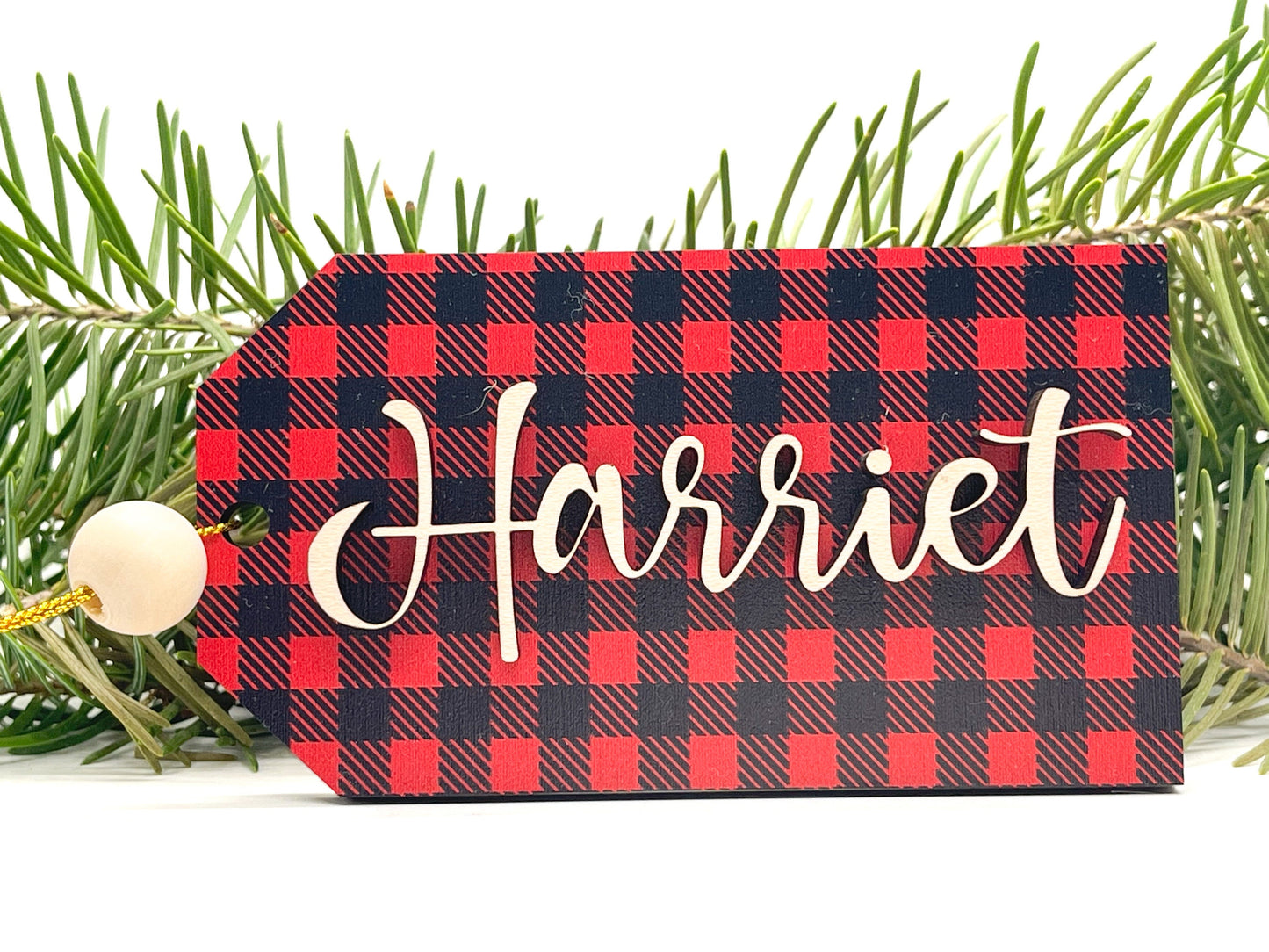Holiday Wood Gift Tags | Christmas Ornaments | Personalized Gift Tag