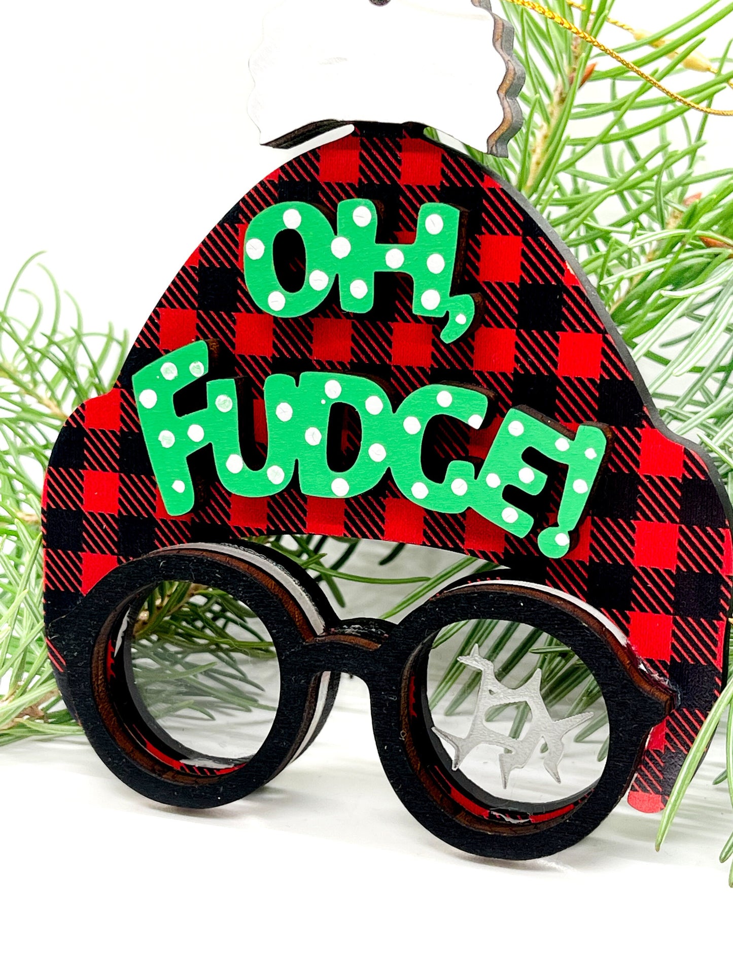 OH FUDGE Christmas Ornament | Ralphie Ornament | A Christmas Story Ornament | You'll Shoot Your Eye Out!