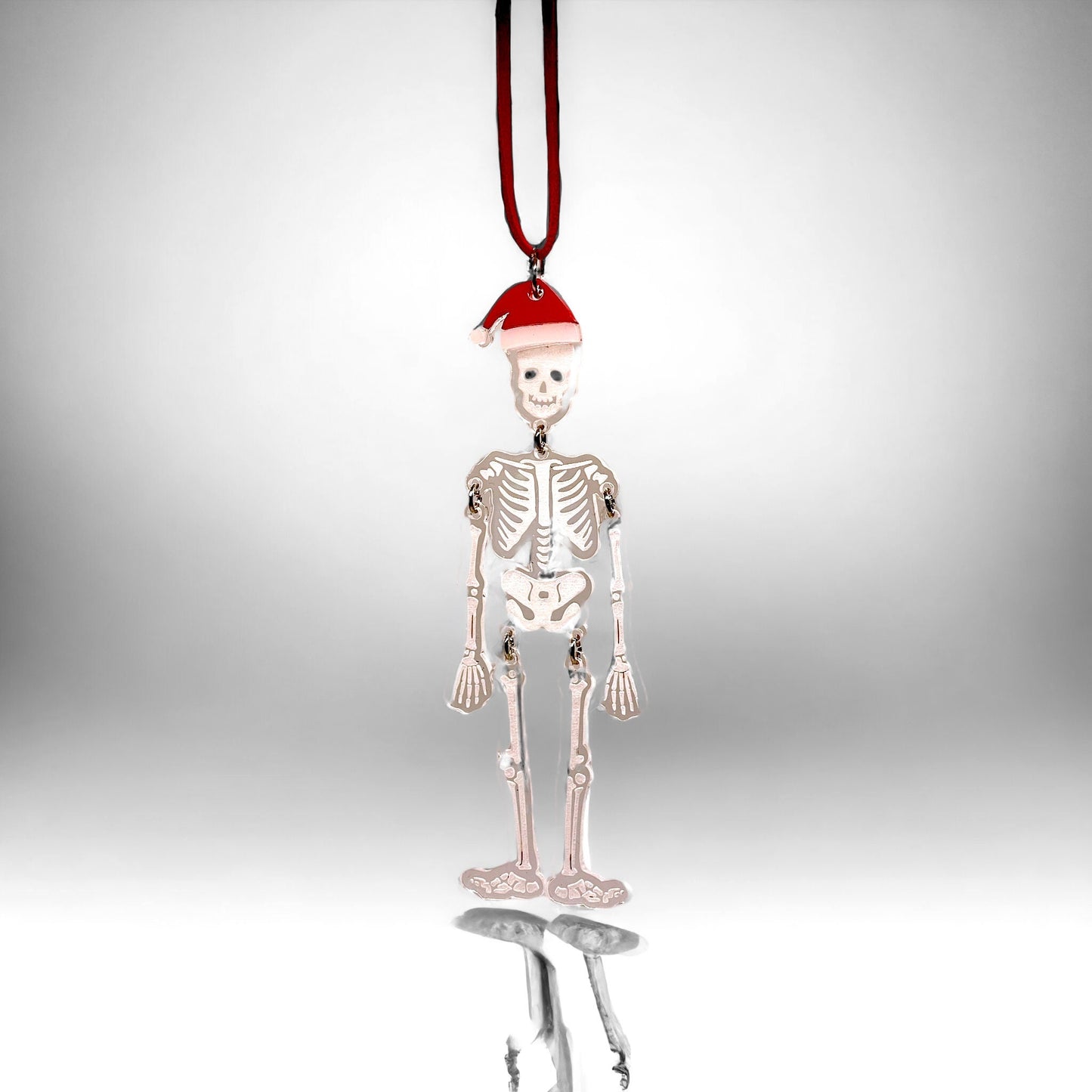 Dancing Skeleton Christmas Ornament | Goth Ornament | Halloween Ornament